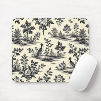 Mousepad Decorative French toile pattern