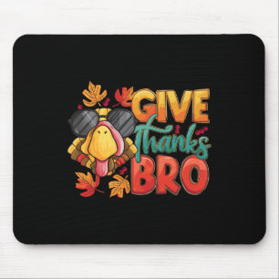 Mousepad Deem Obrigados Bro Ação de Graças Toddler Crianças