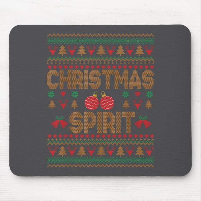 Mousepad Deep In Christmas Srit Couples Matching Ugly Sweat (Frente)