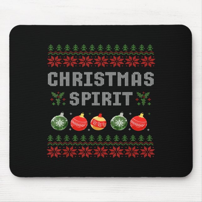 Mousepad Deep In The Christmas Srit Couples Matching Ugly  (Frente)