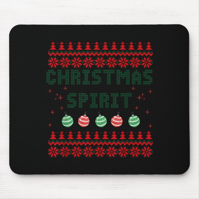 Mousepad Deep In The Christmas Srit Matching Couples Ugly  (Frente)