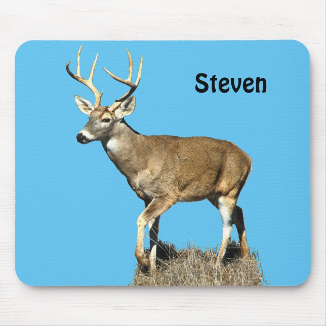 Mousepad Deer Buck Branco (Frente)