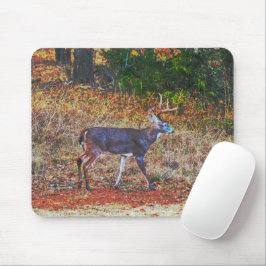 Mousepad Deer Grande Acordando através de uma Arte-sombra