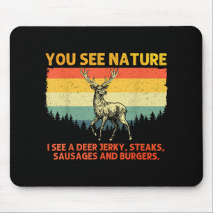 Mousepad Deer Hunting Art For Men Women Wildlife Hunter Dee