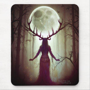 Mousepad Deer Woman