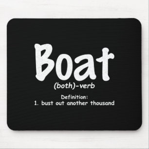 Mousepad Definição de barco masculino estoura mais mil