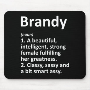 Mousepad Definição de Brandy Masculina Nome Personalizado E