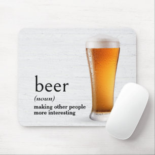 Mousepad Definição de CERVEJA do dicionário