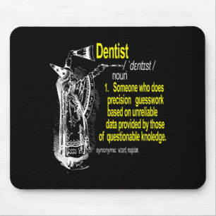 Mousepad definição de dentista assistente dentário dentário
