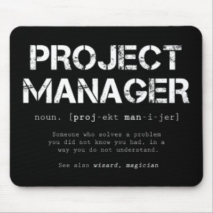 Mousepad Definição de Dicionário do Funny Project Manage