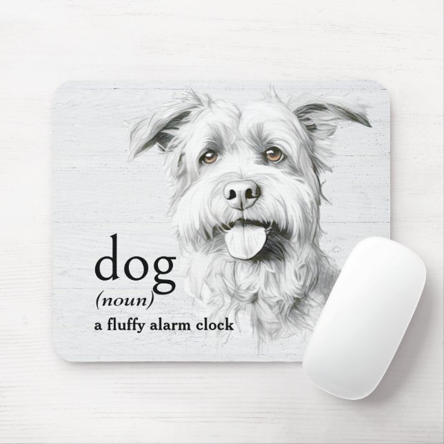 Mousepad Definição de Dicionário para DOG (Com mouse)