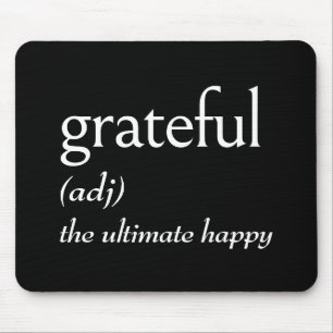 Mousepad Definição De Dicionário Para GRATEFUL