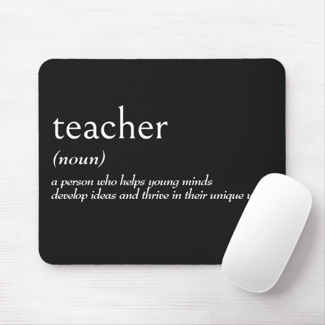 Mousepad Definição de Dicionário para PROFESSOR (Com mouse)