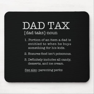 Mousepad Definição de Imposto Piada Humor Melhor Pai Padre