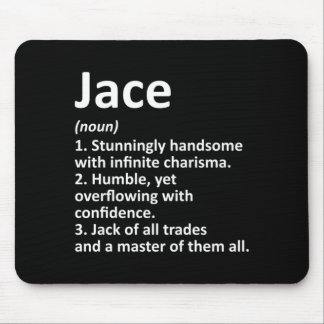 Mousepad Definição de Jace Nome Personalizado Aniversário D