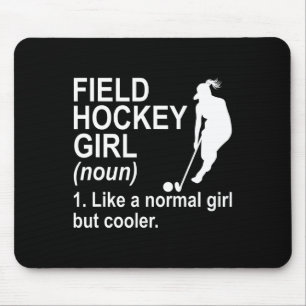 Mousepad Definição de Menina de Hóquei em Campo