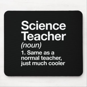 Mousepad Definição de Professor de Ciências Divertido Ck pa