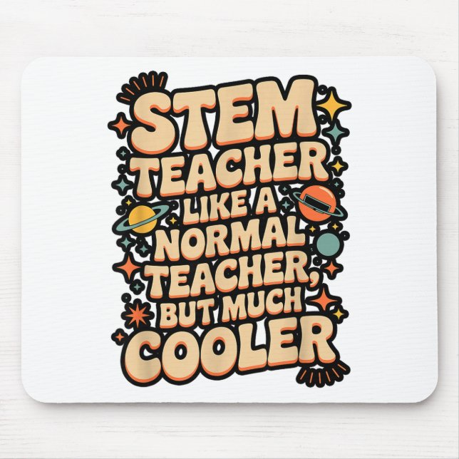 Mousepad Definição de Professor de Stem Engraçado Ciência M (Frente)