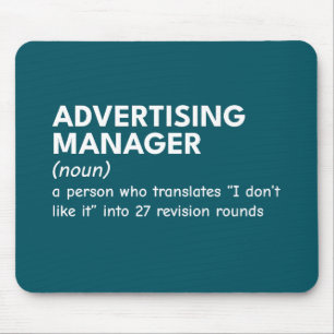 Mousepad Definição do gerenciador de Marketing de Diversão