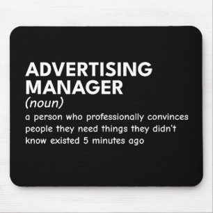 Mousepad Definição do Gestor de Marketing Engraçado