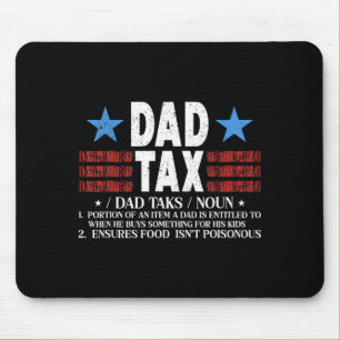 Mousepad Definição Engraçada de Imposto do Papai Dia dos Pa