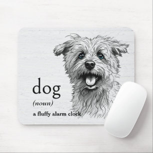Mousepad Definição para o CCO na madeira branca