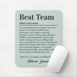 Mousepad Definição Personalizada de Melhor Equipe de Incent