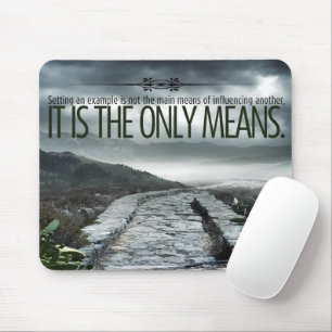 Mousepad "Definindo um exemplo" Cotação Inspiracional