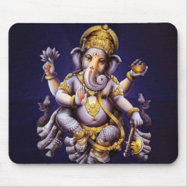 Mousepad Deidade Hindu do elefante asiático de Ganesh