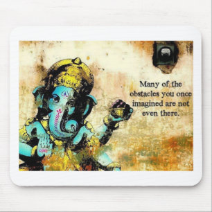 Mousepad Deidade Hindu do elefante asiático de Ganesh