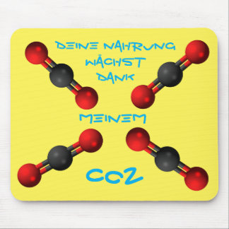 Mousepad Deine Nahrung lebt dank meinem CO2