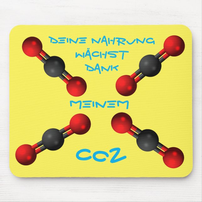 Mousepad Deine Nahrung lebt dank meinem CO2 (Frente)