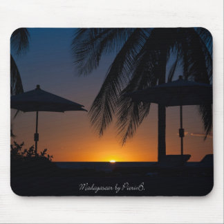 Mousepad Deitar de sol à Madagáscar