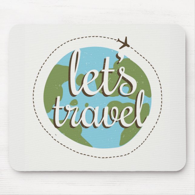 Mousepad Deixa para ir viagem (Frente)