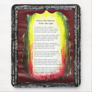 Mousepad Deixando A Escuridão, Entre Na Luz