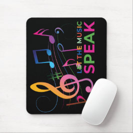 Mousepad Deixe A Música Falar, Notas Musicais