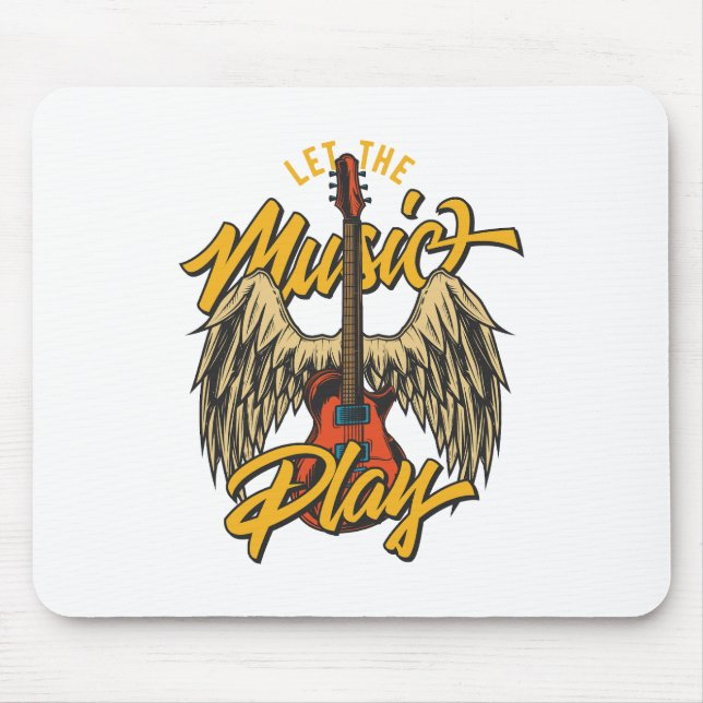 Mousepad Deixe a Música Tocar (Frente)