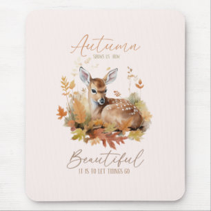 Mousepad Deixe as coisas irem no outono