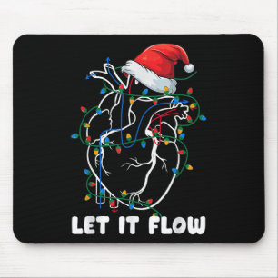 Mousepad Deixe Fluir Anatomia Coração Enfermeira Cardiaca C