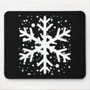 Mousepad Deixe Nevar Uma Grande Camiseta Floco de Neve