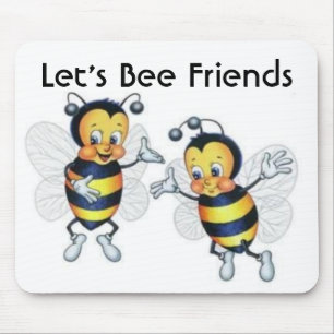 Mousepad Deixe-nos amigos da abelha