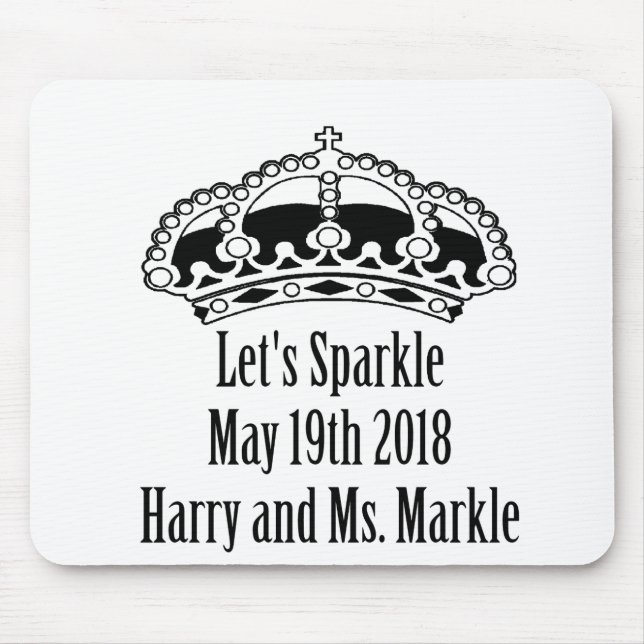 Mousepad Deixe-nos faísca Harry & Meghan, o 19 de maio de (Frente)