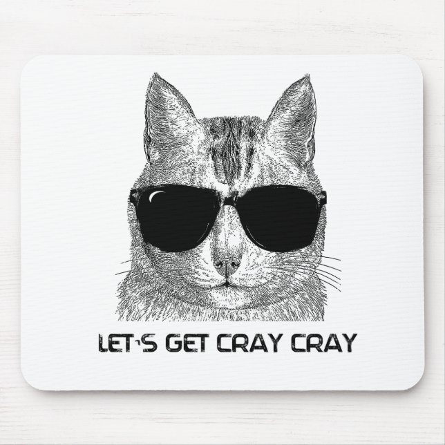 Mousepad Deixe-nos obter Cray Cray (Frente)