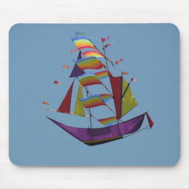 Mousepad Deixe-nos voar um papagaio (Frente)