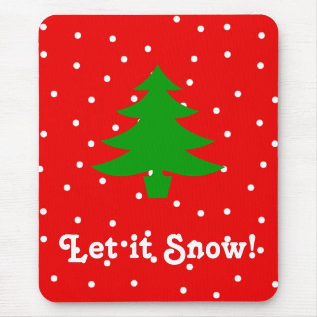 Mousepad Deixe-o nevar! (Frente)