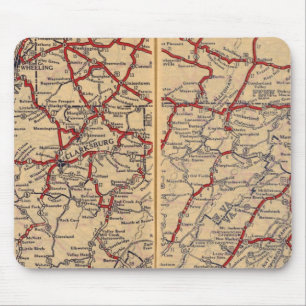 Mousepad Delaware, Maryland, Virgínia Ocidental