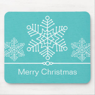 Mousepad Delicar Flocos de Neve Flocos de Natal