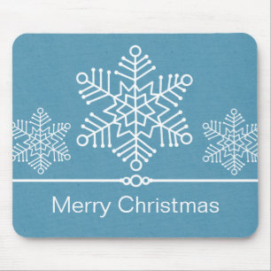 Mousepad Delicar Flocos de Neve Flocos de Natal