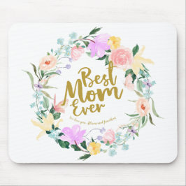 Mousepad Delicar Floral Melhor Dia de as mães Da Mãe
