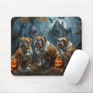 Mousepad Delícia Canina de Halloween do Bulldog